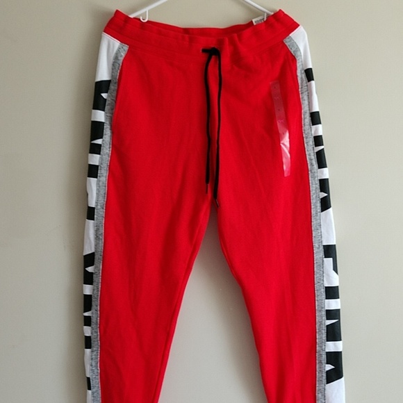 ❌Size L 🌺 PINK VICTORIA'S SECRET SKINNY JOGGERS . - Picture 4 of 7